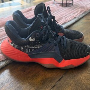 adidas Kids Black and Red Sneakers